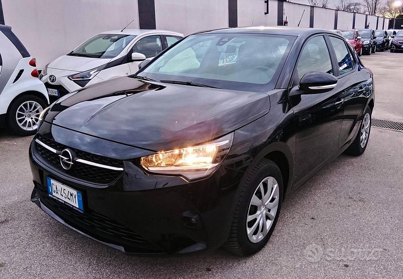 Usata Opel Corsa Elegance 74 CV (54 kW) 2020 Nero Utilitaria