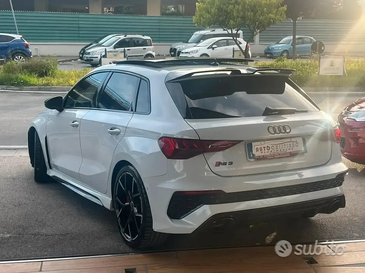 Usata Audi RS3 Ambiente 400 CV (294 kW) 2023 Bianco Berlina