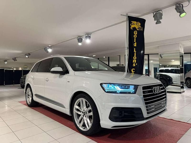 Usata Audi Q7 S-Line 286 CV (210 kW) 2019 Bianco SUV