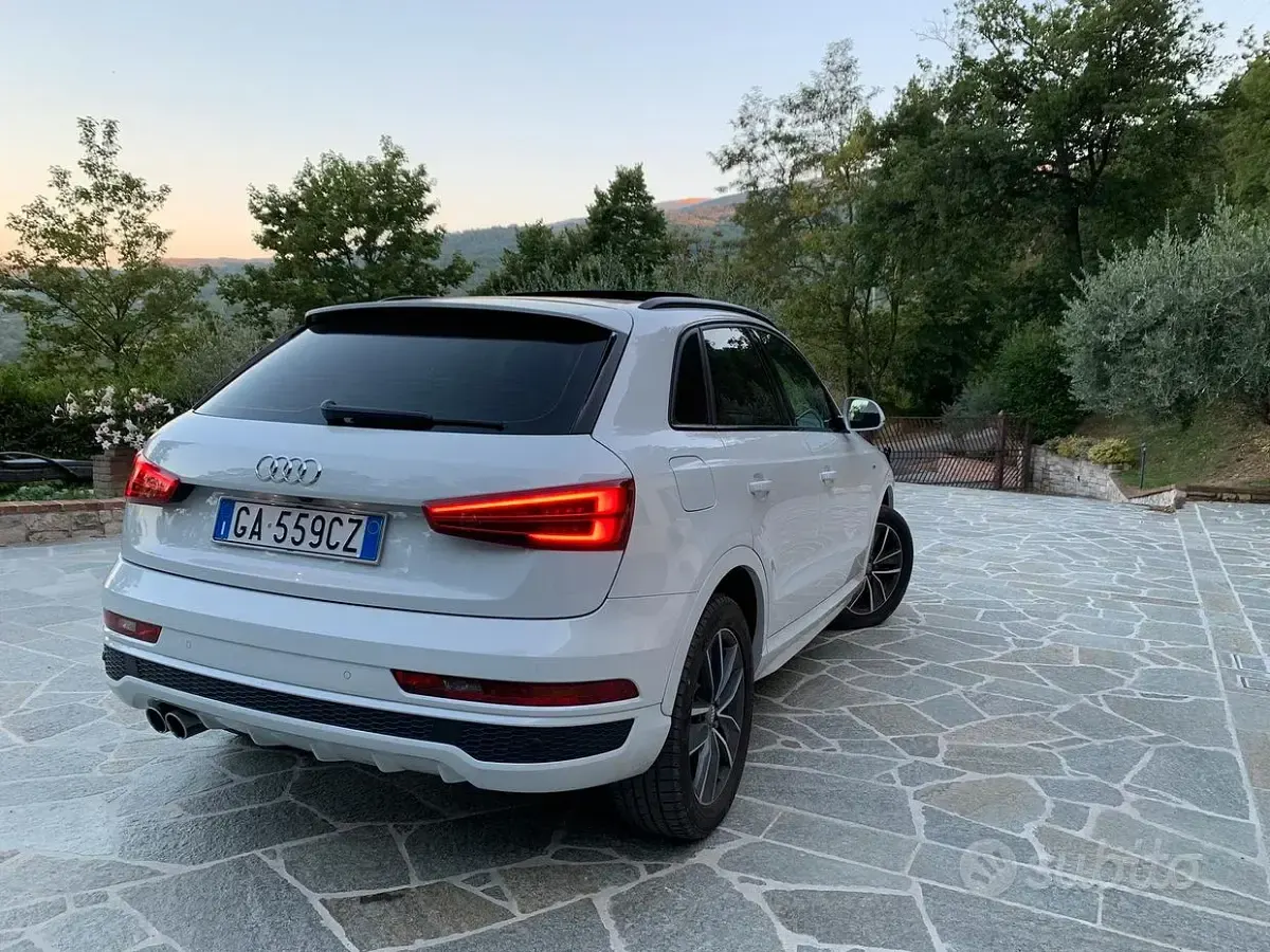 Usata Audi Q3 S-Line 150 CV (110 kW) 2017 Bianco SUV