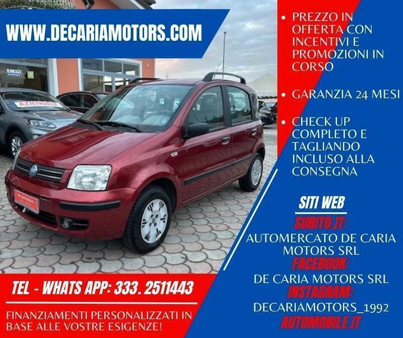 Rosso Usata 2006 Fiat Panda Emotion Due volumi | 4000 € (Buon prezzo) - Immagine 1/4