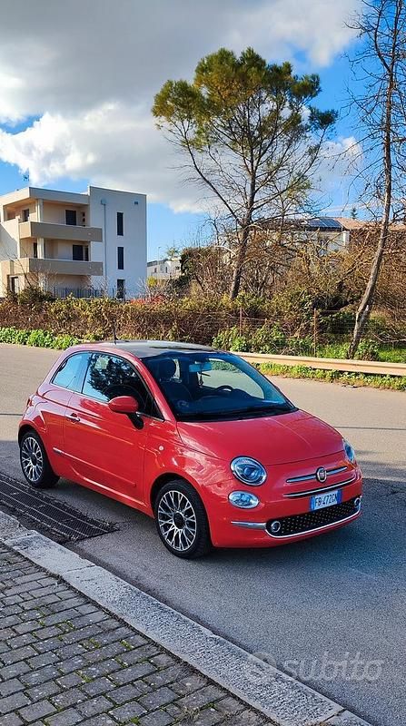 Usata Fiat 500 Lounge 69 CV (50 kW) 2016 Rosso Utilitaria