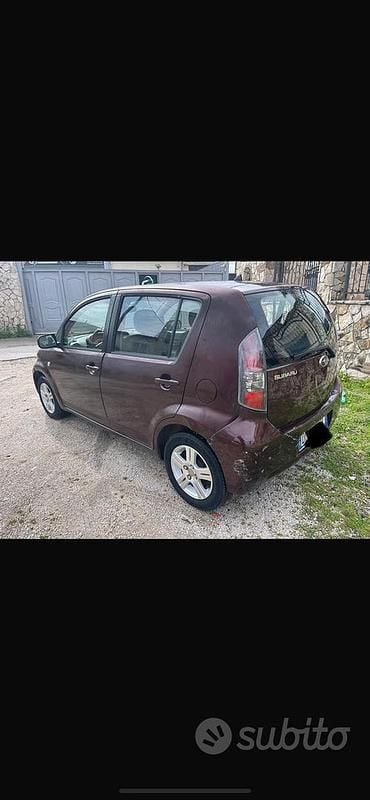 Usata Subaru Justy 70 CV (51 kW) 2007 Rosso Utilitaria