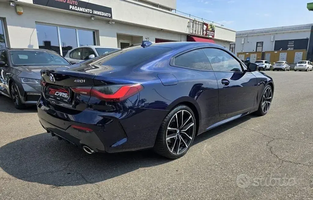 Usata BMW 420 Coupé M Sport 184 CV (135 kW) 2020 Blu Coupé