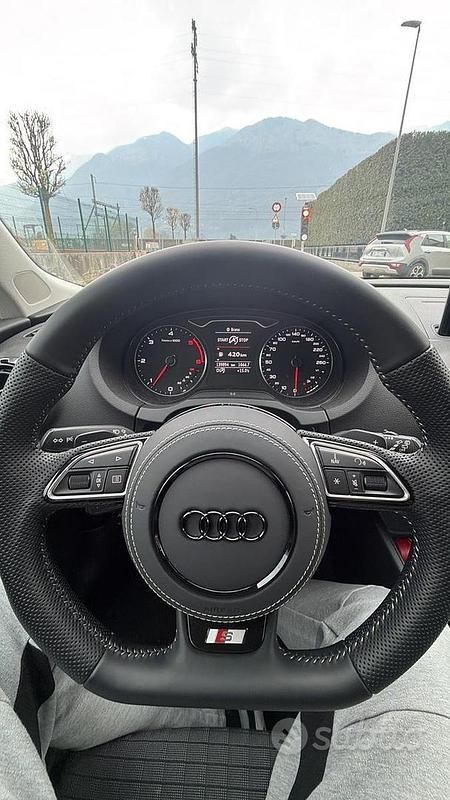 Usata Audi A3 S-Line 184 CV (135 kW) 2014 Bianco Berlina