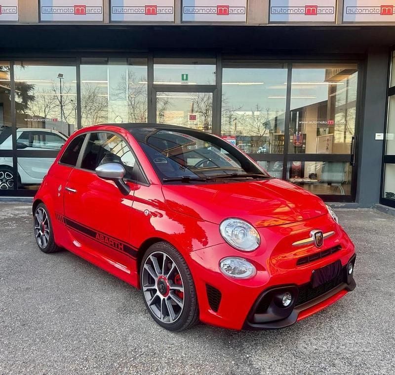 Usata Abarth 595C Turismo 165 CV (121 kW) 2019 Rosso Cabrio
