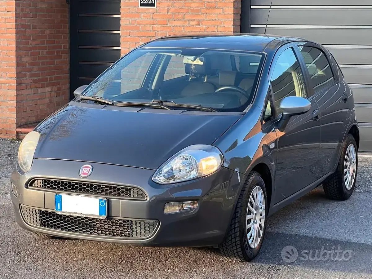 Usata Fiat Punto 75 CV (55 kW) 2015 Grigio Utilitaria