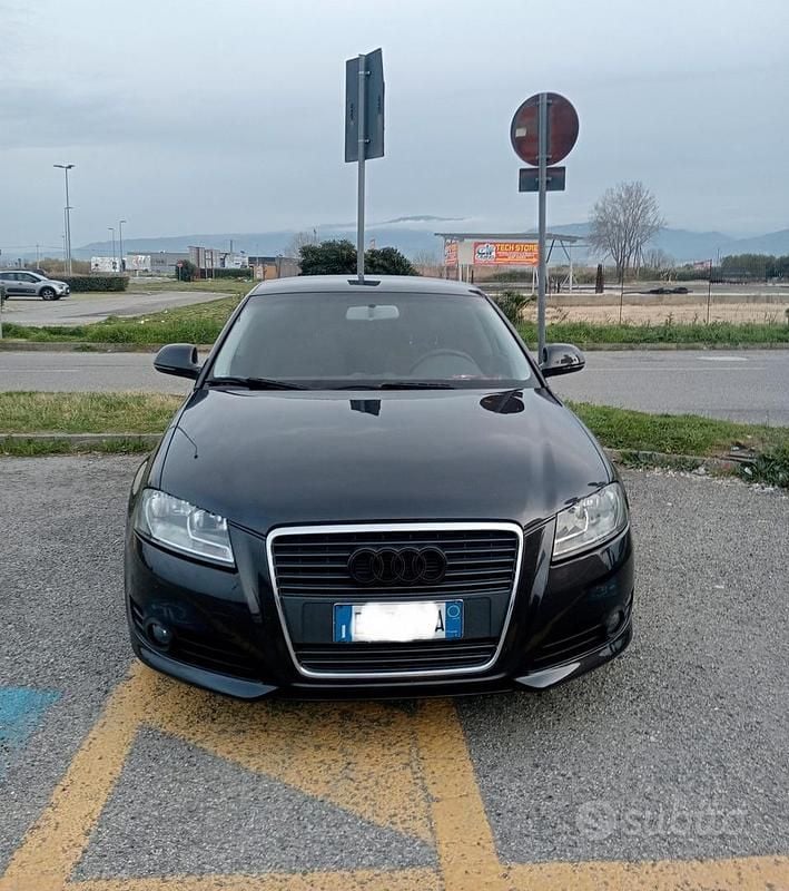 Usata Audi A3 140 CV (102 kW) 2010 Nero Utilitaria