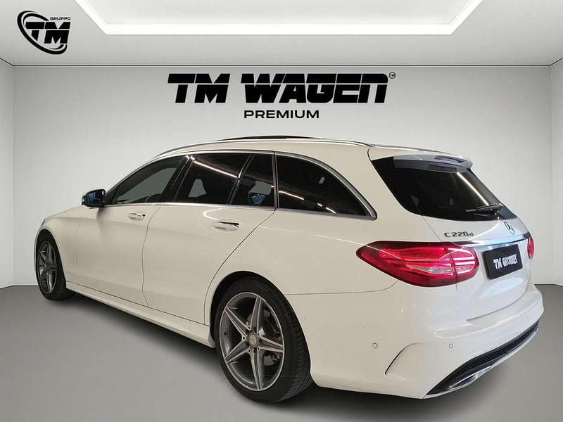 Usata Mercedes C220 Premium 170 CV (125 kW) 2017 Nero Station wagon