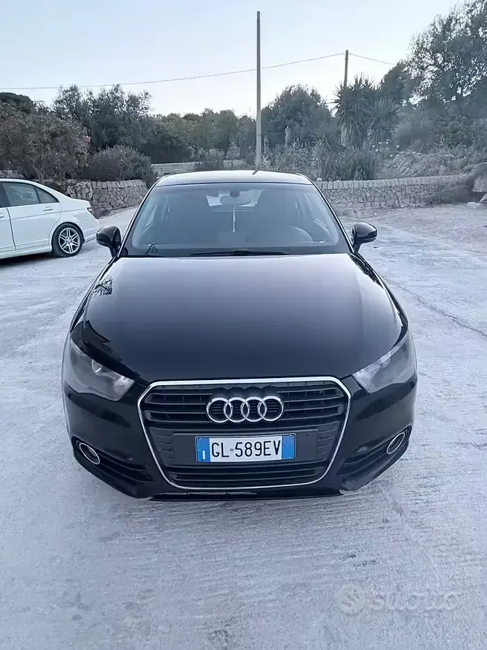 Usata Audi A1 90 CV (66 kW) 2012 Nero Utilitaria