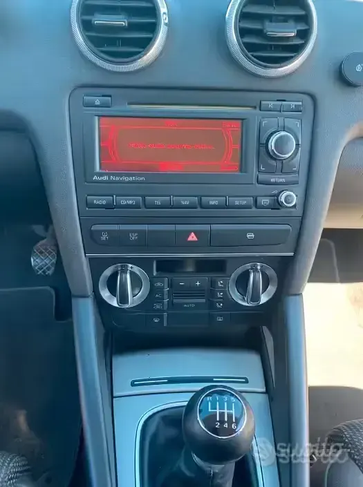 Usata Audi A3 2009 Nero Utilitaria