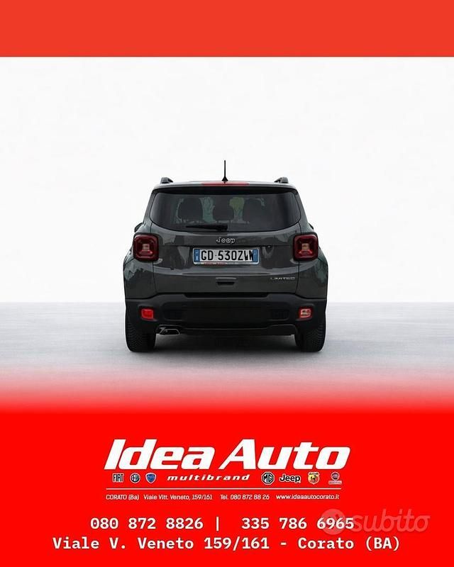 Usata Jeep Renegade Limited 130 CV (95 kW) 2021 Grigio SUV