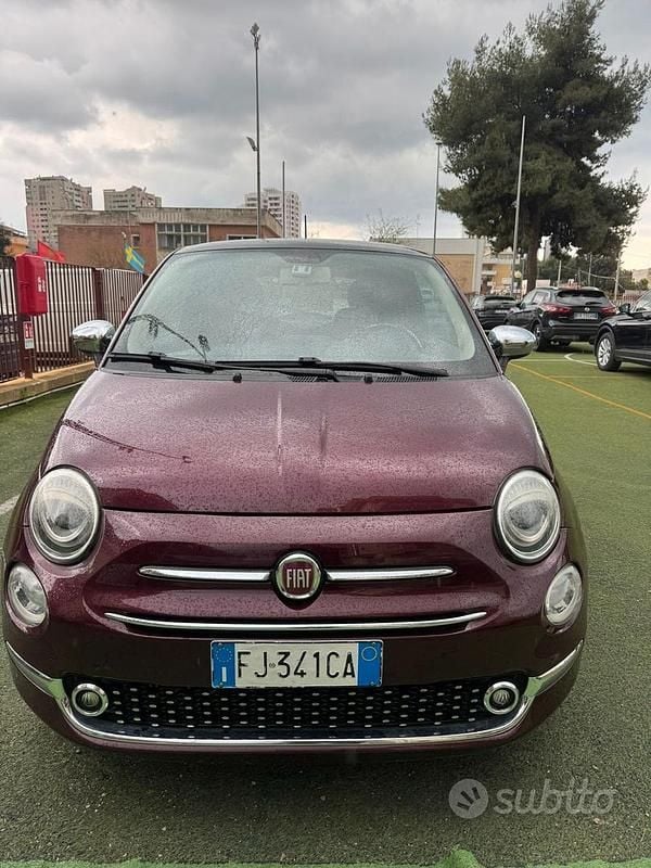 Usata Fiat 500 Lounge 95 CV (69 kW) 2017 Rosso Berlina