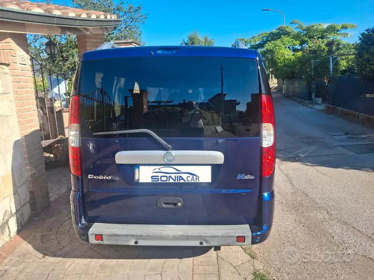 Usata Fiat Doblò 85 CV (62 kW) 2007 Blu Monovolume