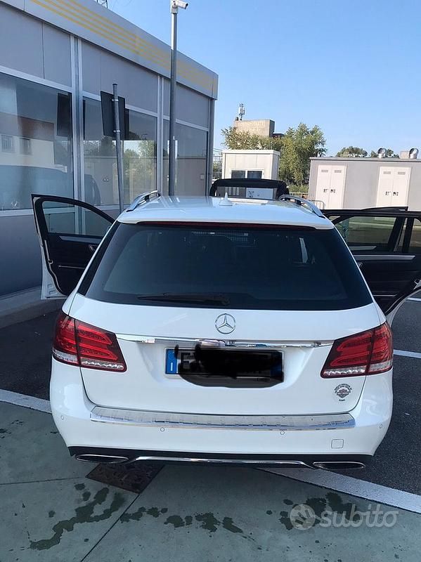 Usata Mercedes E220 170 CV (125 kW) 2013 Bianco Station wagon