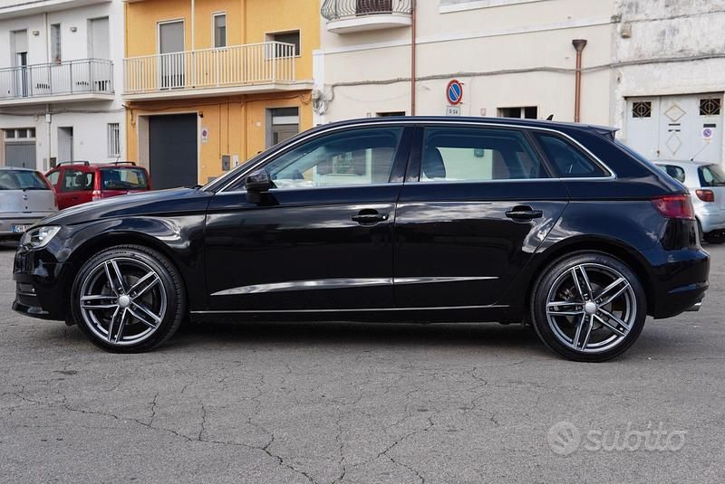 Usata Audi A3 Ambiente 110 CV (80 kW) 2015 Nero Berlina
