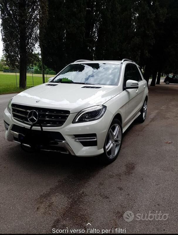 Usata Mercedes ML250 Premium 2013 Bianco SUV