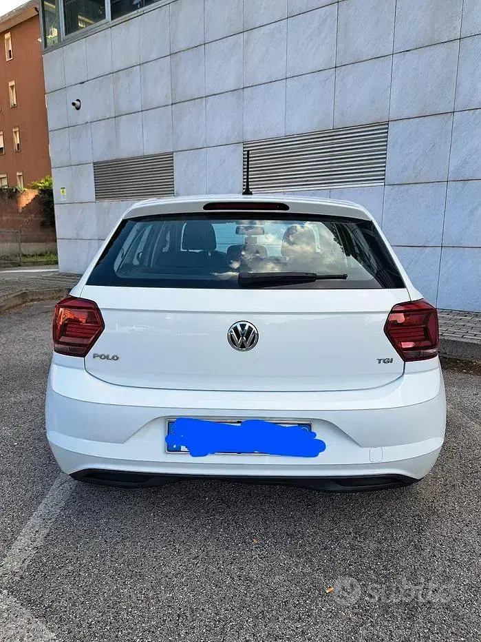 Usata VW Polo Trendline 90 CV (66 kW) 2019 Bianco Utilitaria