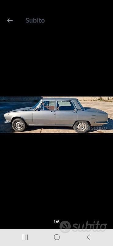 Usata Alfa Romeo 2000 1988 Grigio Berlina