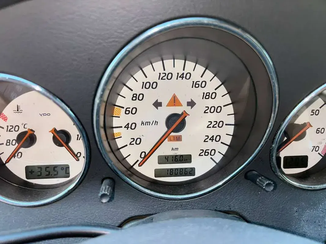 Usata Mercedes SLK200 163 CV (119 kW) 2002 Nero Cabrio