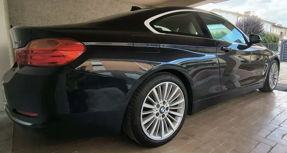Usata BMW 420 Coupé Luxury Line 184 CV (135 kW) 2013 Blu/azzurro Coupé
