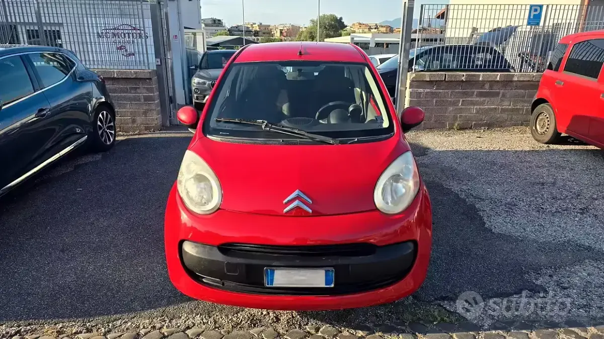 Usata Citroën C1 68 CV (50 kW) 2008 Rosso Utilitaria