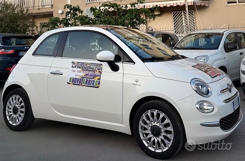 Usata Fiat 500 69 CV (50 kW) 2016 Bianco Berlina