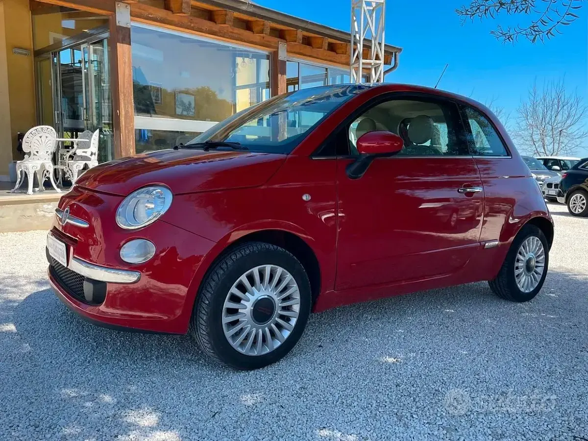 Usata Fiat 500 69 CV (50 kW) 2010 Rosso Berlina