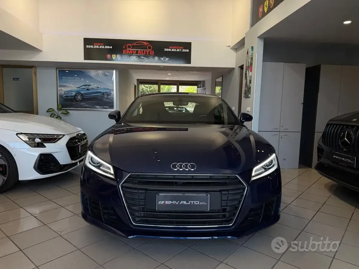 Usata Audi TT S-Line 184 CV (135 kW) 2015 Blu Coupé