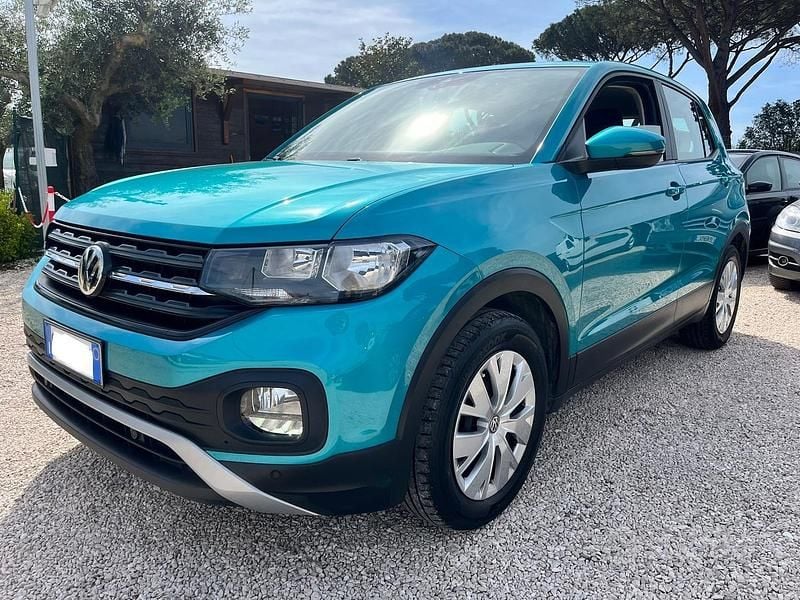 Usado VW T-Cross 95 CV (69 kW) 2021 Azul SUV