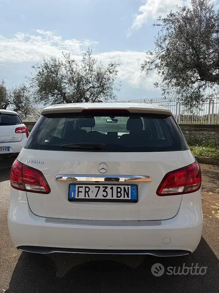 Usata Mercedes B160 Premium 90 CV (66 kW) 2018 Bianco Utilitaria