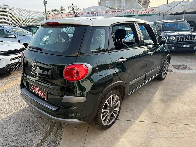Usata Fiat 500L Cross 95 CV (69 kW) 2018 Verde Monovolume