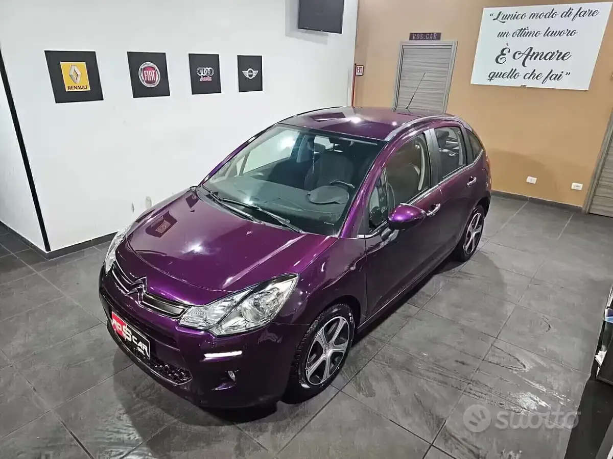 Begagnad Citroën C3 PureTech 68 HK (50 kW) 2016 Lila Sedan