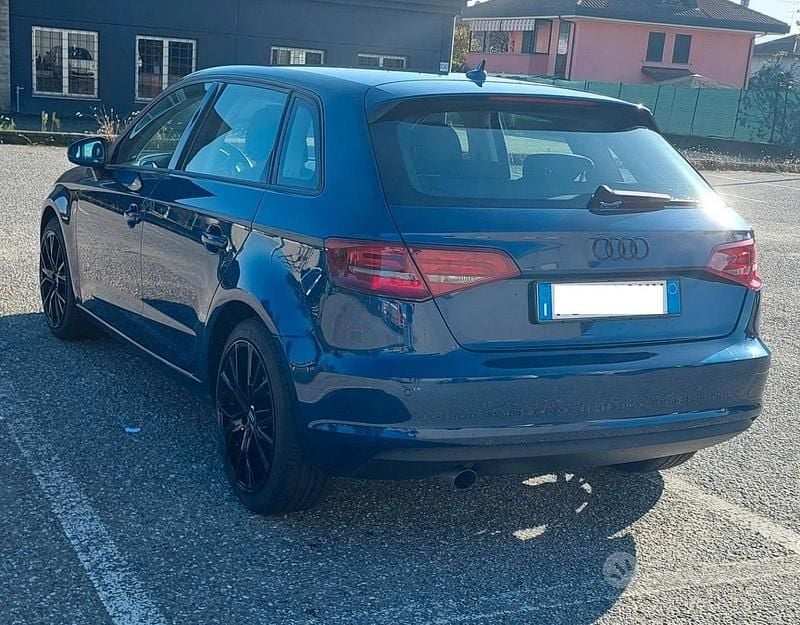 Usata Audi A3 110 CV (80 kW) 2014 Blu Berlina