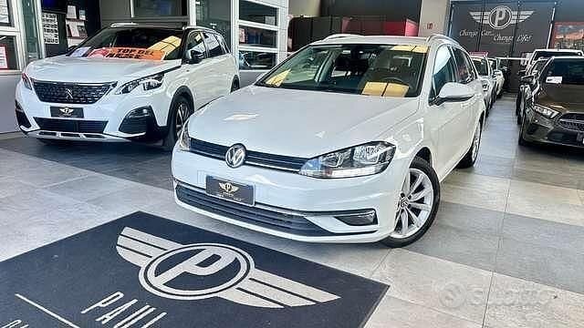 Usata VW Golf VII Highline 150 CV (110 kW) 2018 Bianco Station wagon