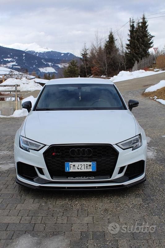 Usata Audi RS3 400 CV (294 kW) 2017 Bianco Berlina