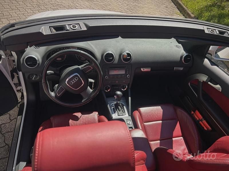 Usata Audi A3 Cabriolet Ambition 160 CV (117 kW) 2008 Bianco Cabrio