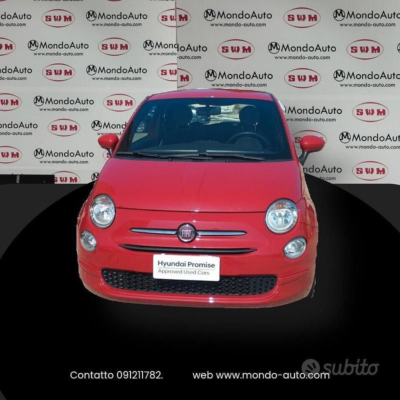 Usata Fiat 500 Lounge 69 CV (50 kW) 2019 Rosso Utilitaria