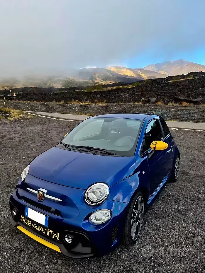 Usata Abarth 595 Turismo 165 CV (121 kW) 2016 Blu Coupé