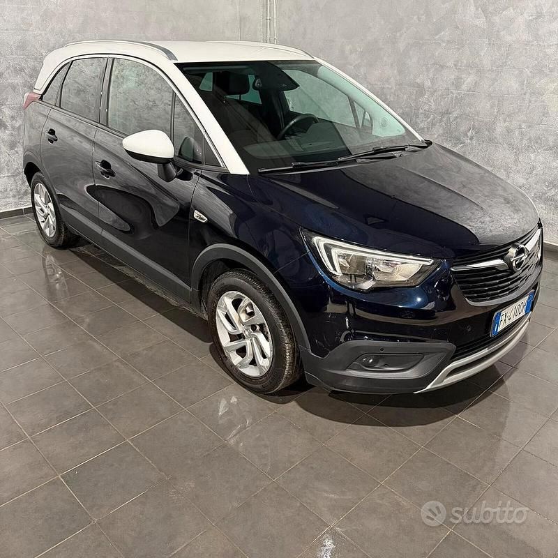 Usata Opel Crossland X Innovation 83 CV (61 kW) 2019 Blu/azzurro SUV