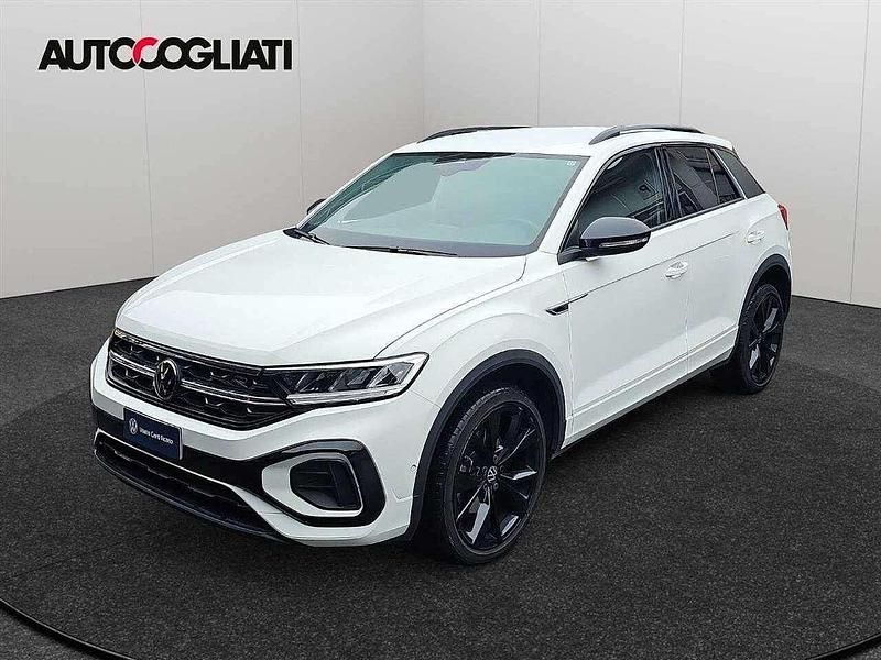 Pure white Usata 2023 VW T-Roc R-line SUV | 25.900 € (Buon prezzo) - Immagine 1/4