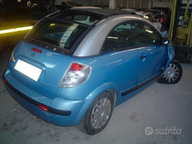 Usata Citroën C3 Pluriel Exclusive 73 CV (53 kW) 2006 Blu Cabrio