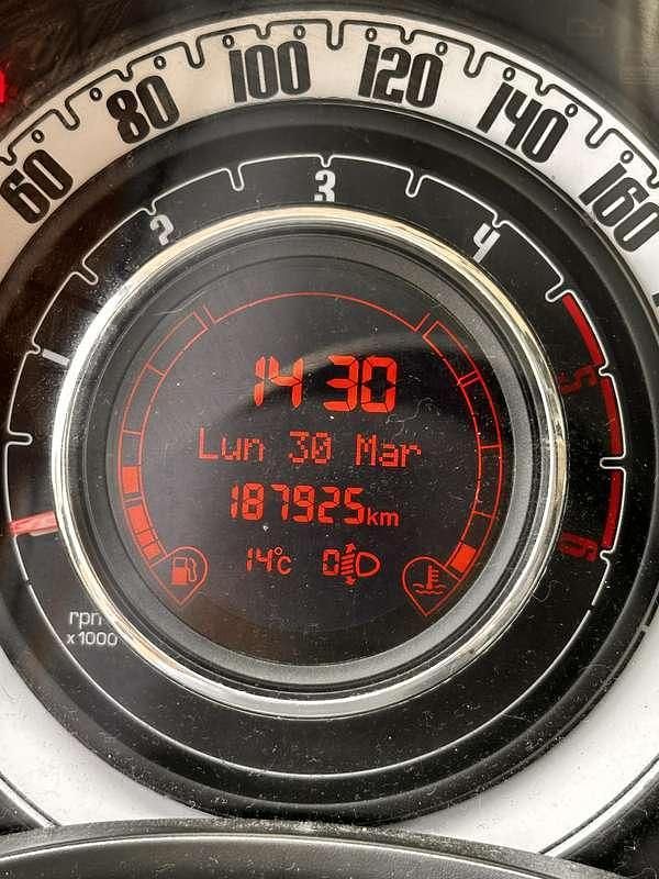 Usata Fiat 500 Lounge 75 CV (55 kW) 2009 Cabrio