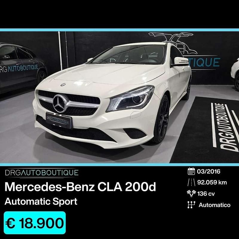 Usata Mercedes CLA200 136 CV (100 kW) 2016 Bianco Berlina