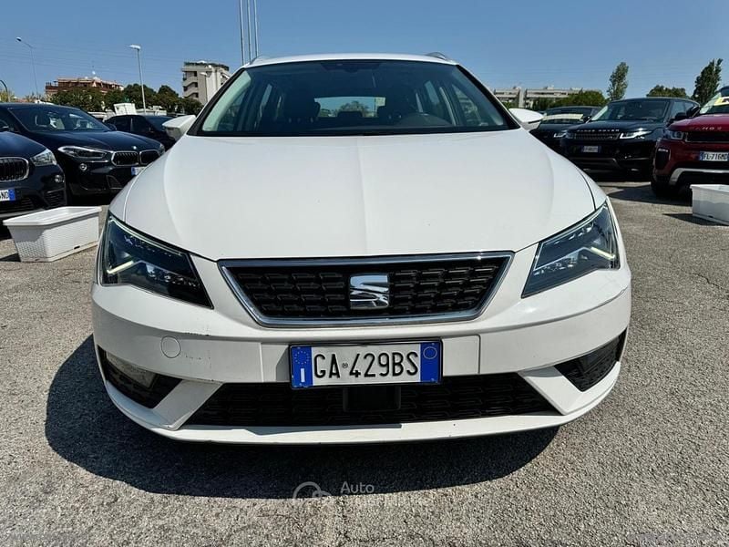 Usata Seat Leon ST Style 116 CV (85 kW) 2020 Bianco Station wagon