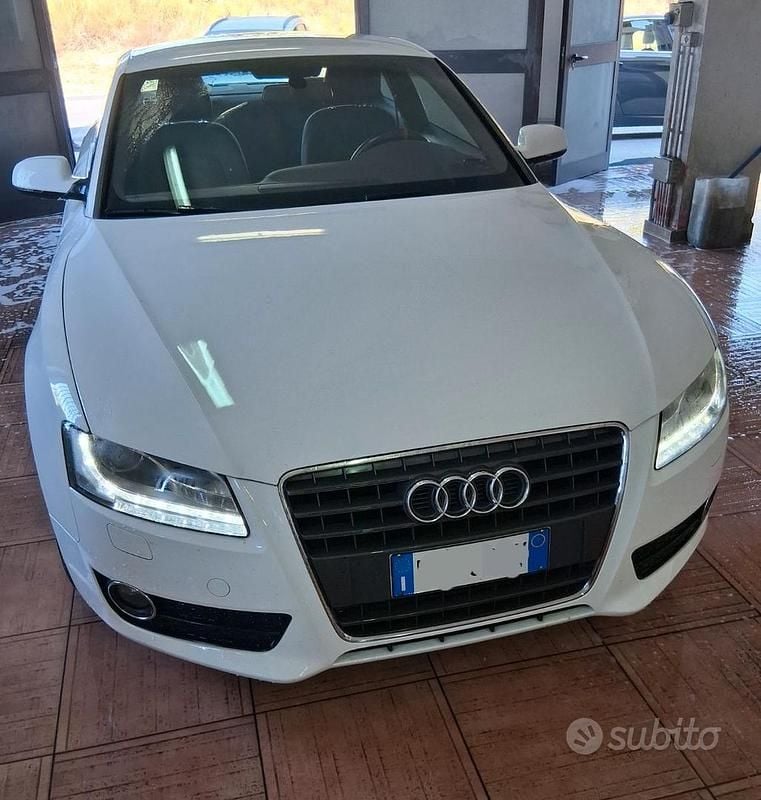 Usata Audi A5 180 CV (132 kW) 2009 Bianco Coupé