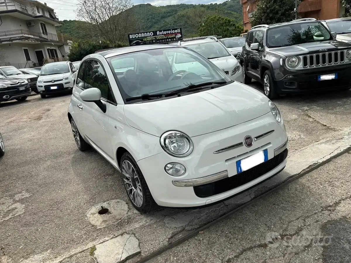 Usata Fiat 500 68 CV (50 kW) 2015 Bianco Utilitaria