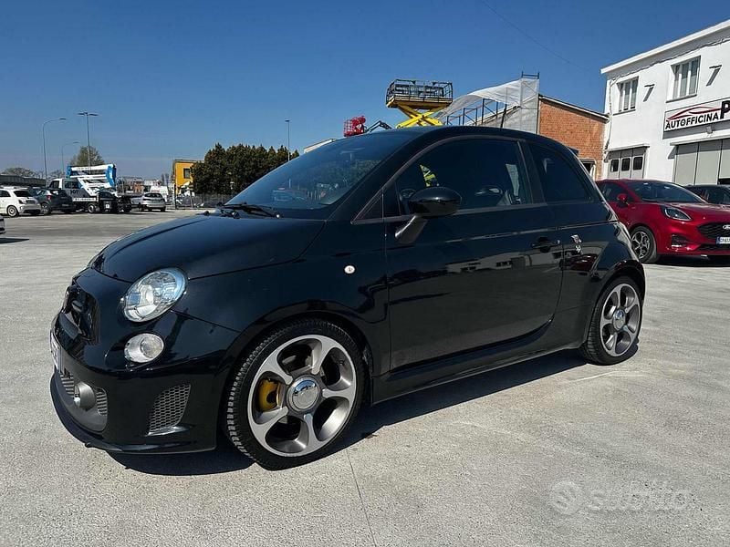 Usata Abarth 595 Turismo 160 CV (117 kW) 2014 Blu Utilitaria