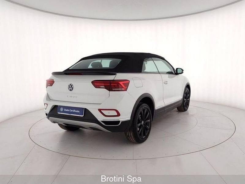 Usata VW T-Roc Style 150 CV (110 kW) 2023 Bianco pastello SUV
