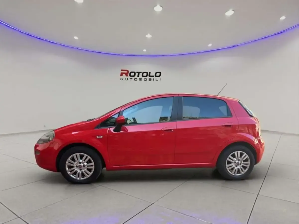 Usata Fiat Punto Lounge 85 CV (62 kW) 2014 Rosso Berlina